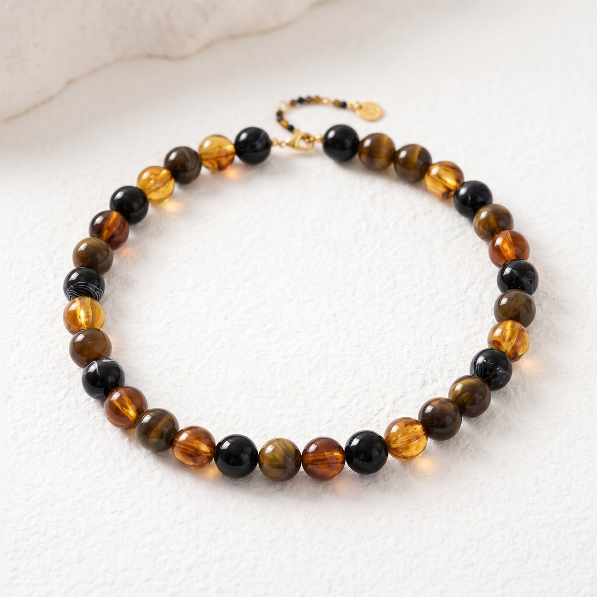 Chunky Rose Beaded Necklace