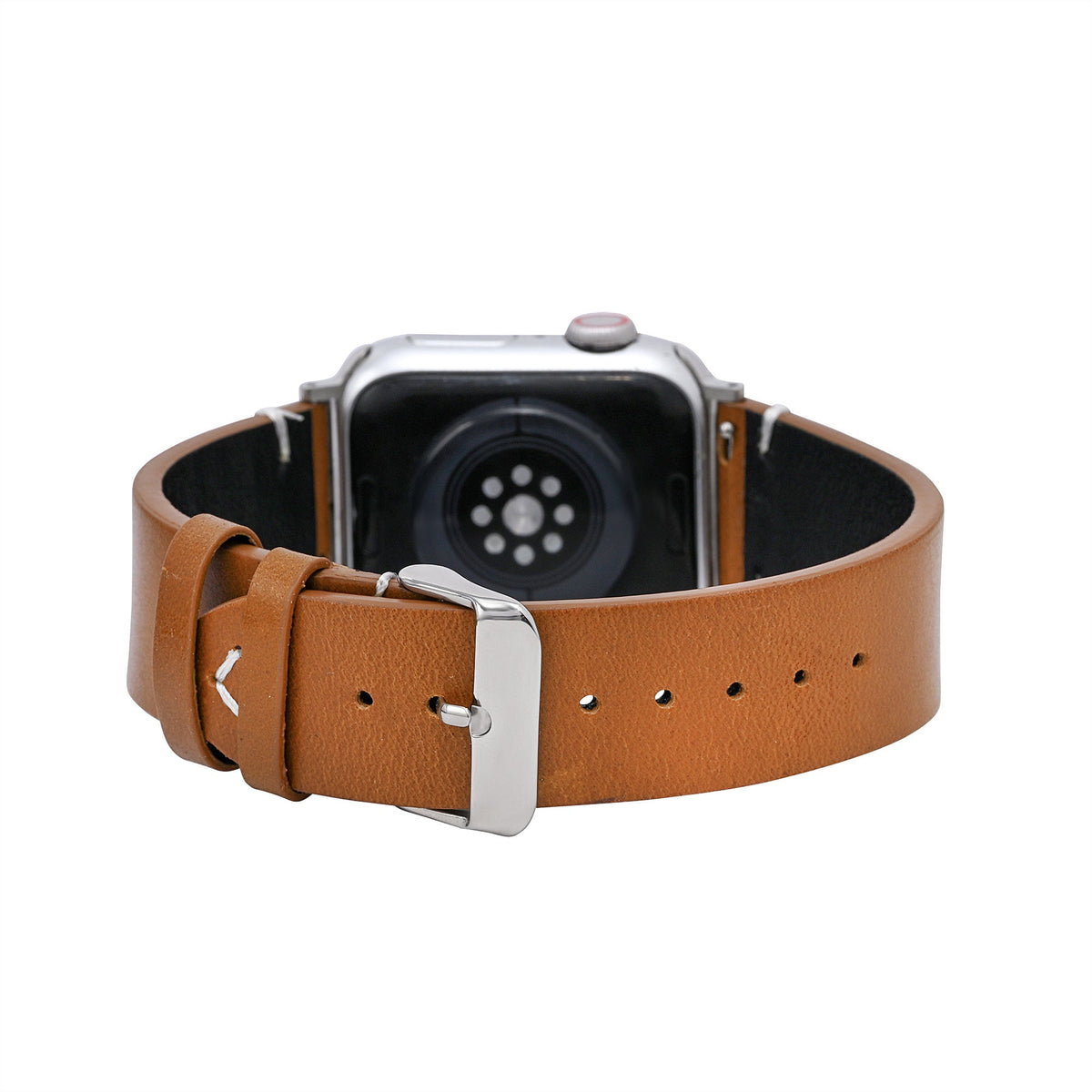 Men’s Dark Brown Leather Apple Watch Strap
