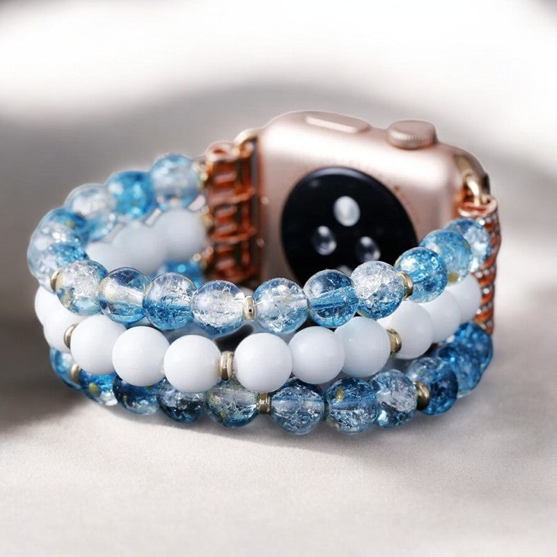 Crystal Jade Frost Stretch Watch Strap