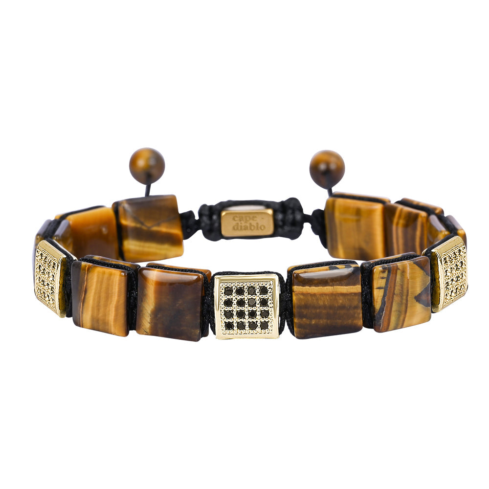 Men’s Yellow Tiger’s Eye Bracelet