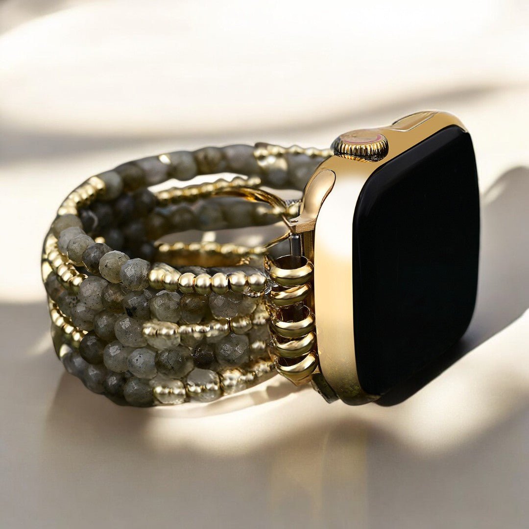 Labradorite Magic Stretch Apple Watch Strap