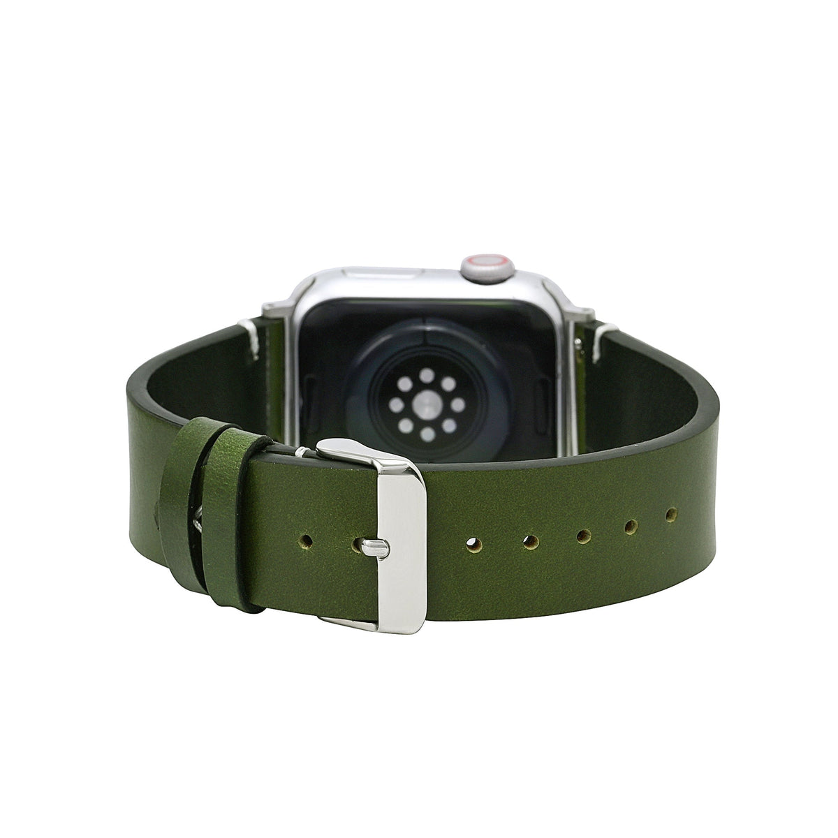 Men’s Dark Brown Leather Apple Watch Strap