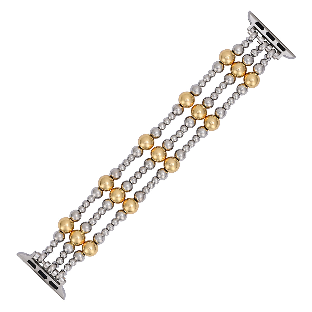 Silver Ember Stretch Apple Watch Strap