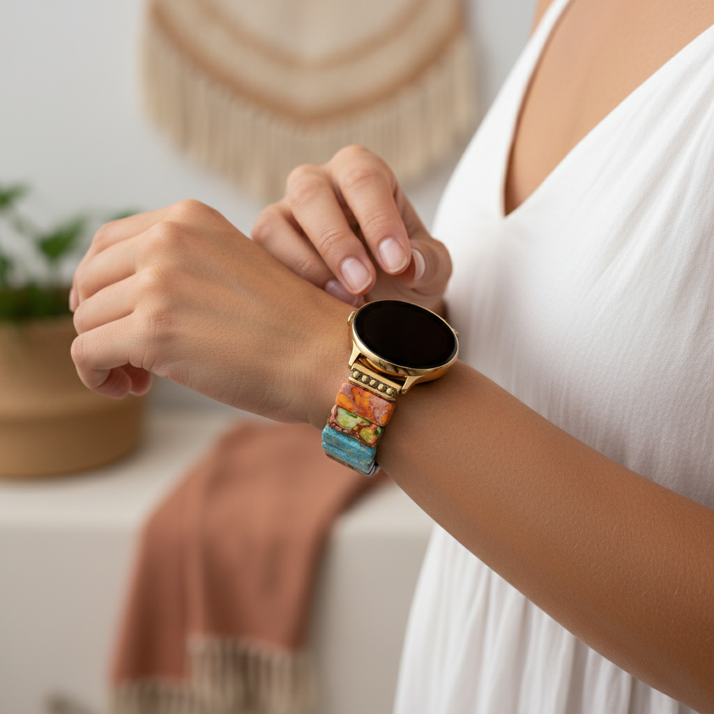 Chic Chakra Stretch Samsung Galaxy Watch Strap