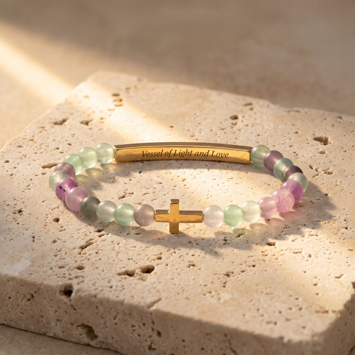 Vessels of Purpose Secret Message Lavender Bracelet