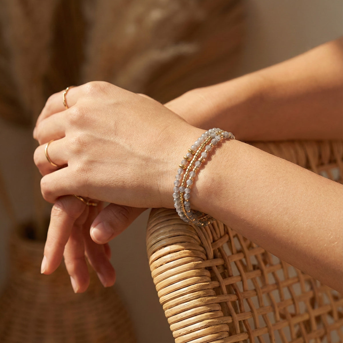 Smoky Moon Multi-Style Bracelet/Necklace