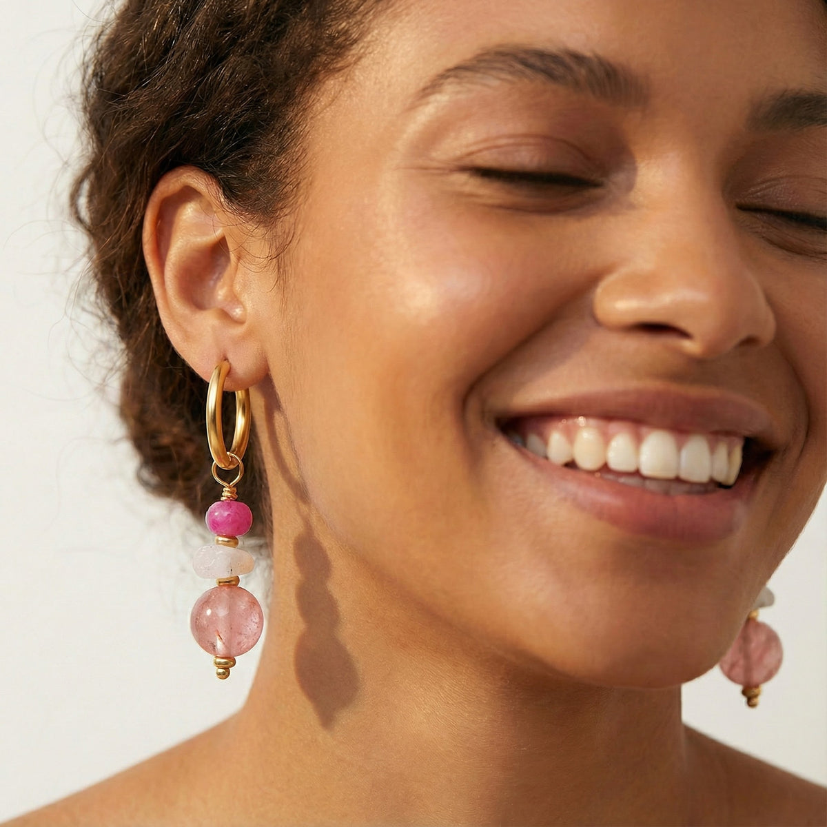 Blush Jade Earrings