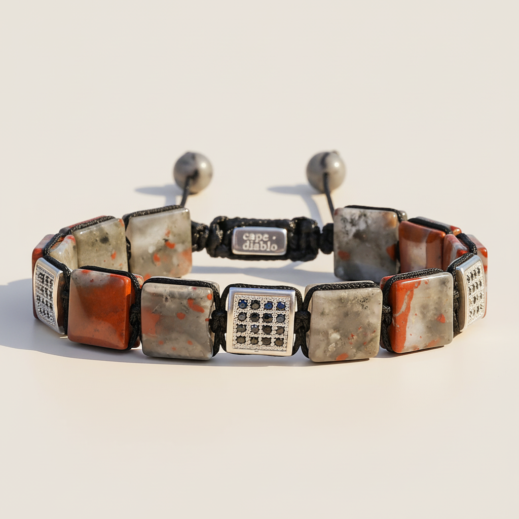 Men’s African Bloodstone Bracelet