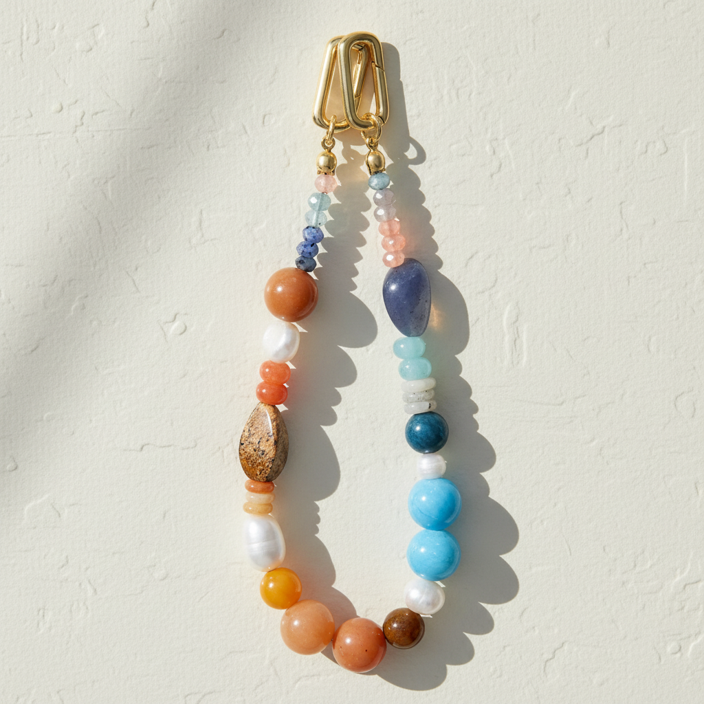 Blue Aventurine Harmony Bag Charm