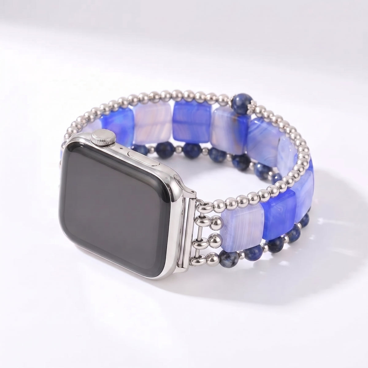Azure Dream Sodalite Stretch Apple Watch Strap