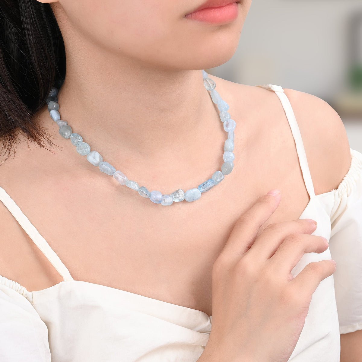 Serenity Aquamarine Necklace