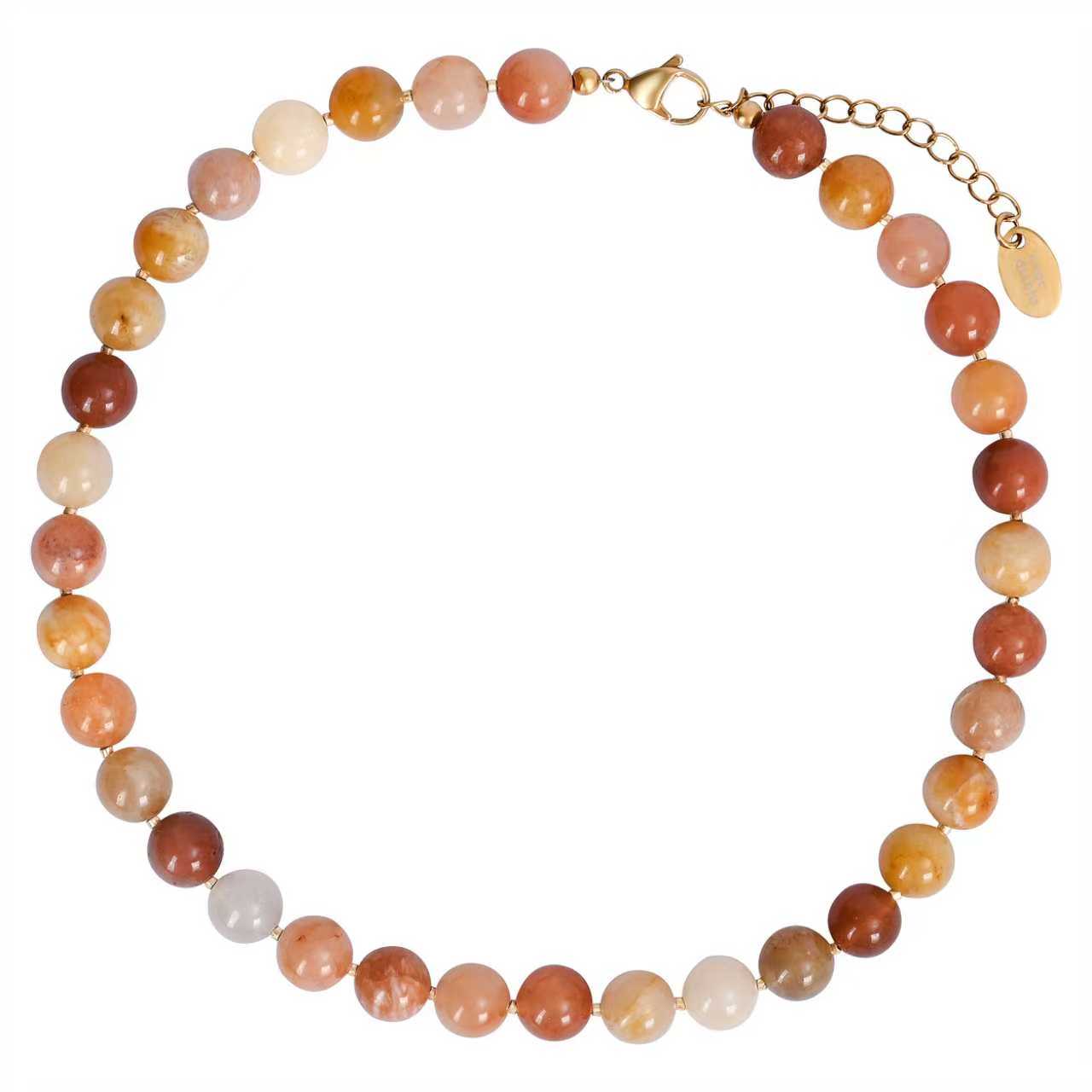 Golden Sunstone Choker Necklace