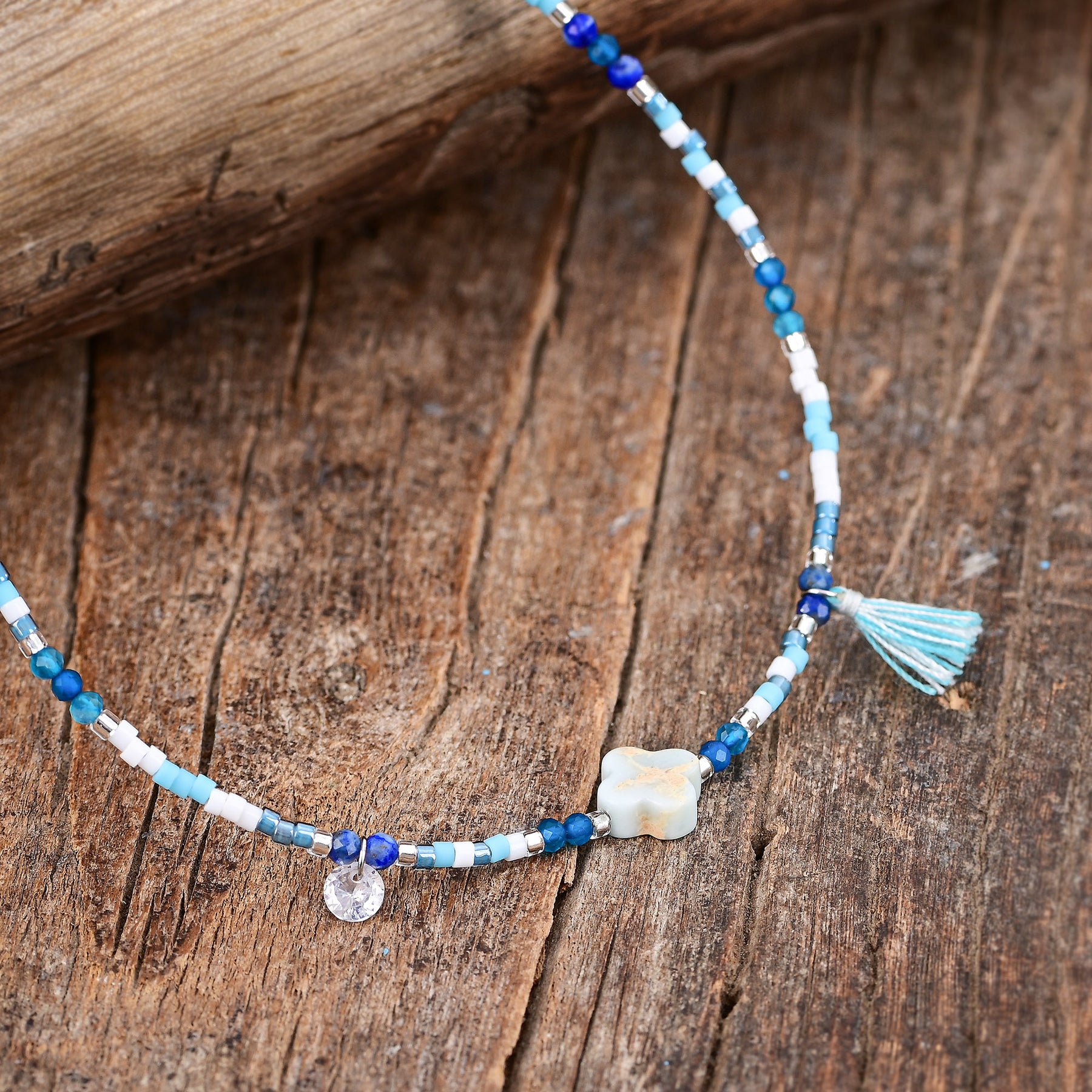 Ocean Breeze Lapis Anklet