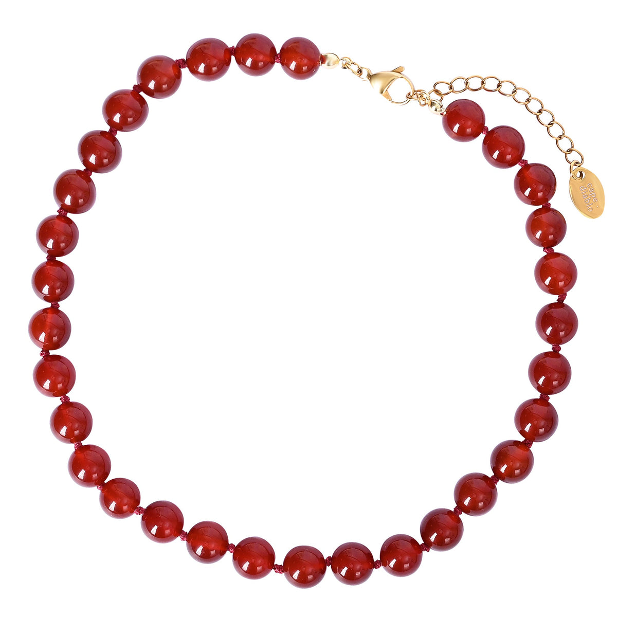 Fiery Agate Choker Necklace