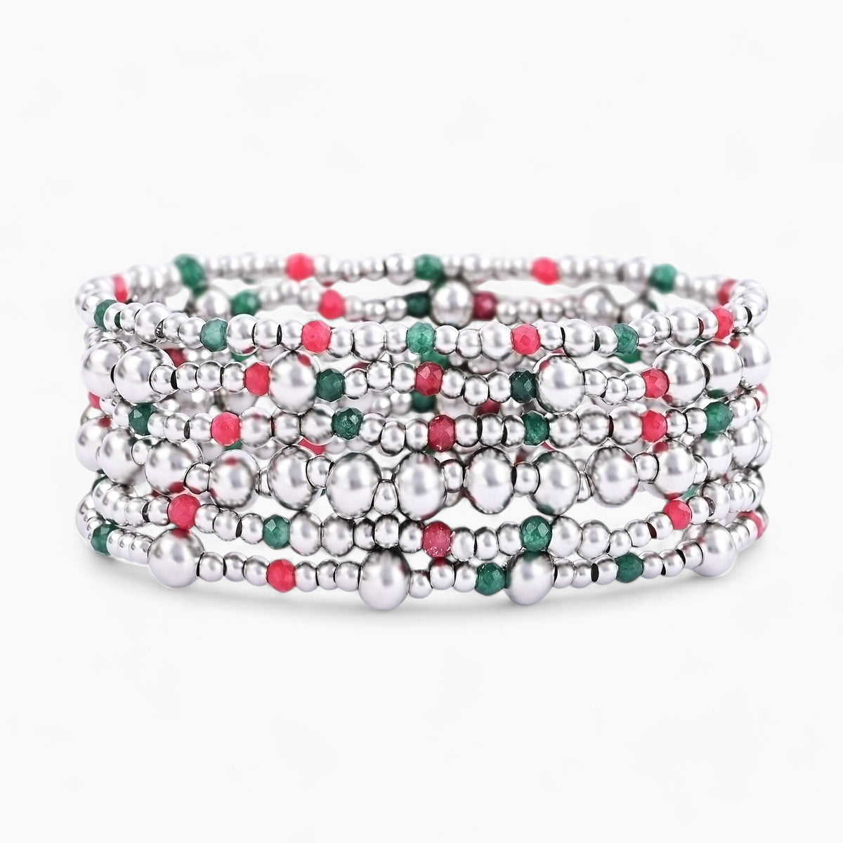 Christmas Silver Magic Bracelet Set