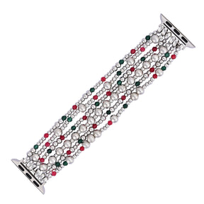 Christmas Silver Magic Apple Watch Strap