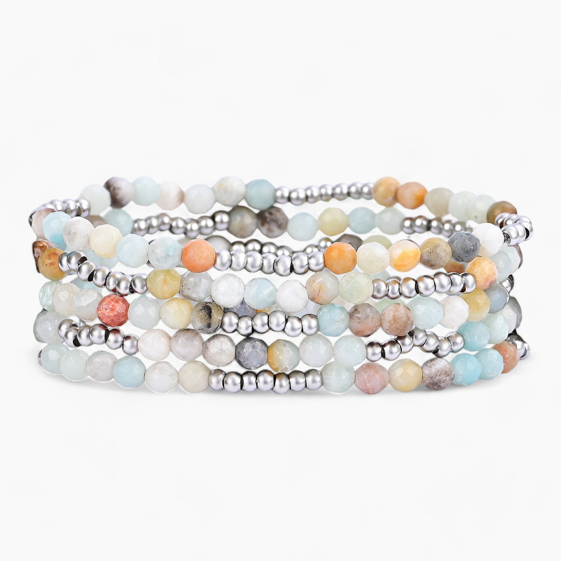 Amazonite Brilliance Bracelet Set