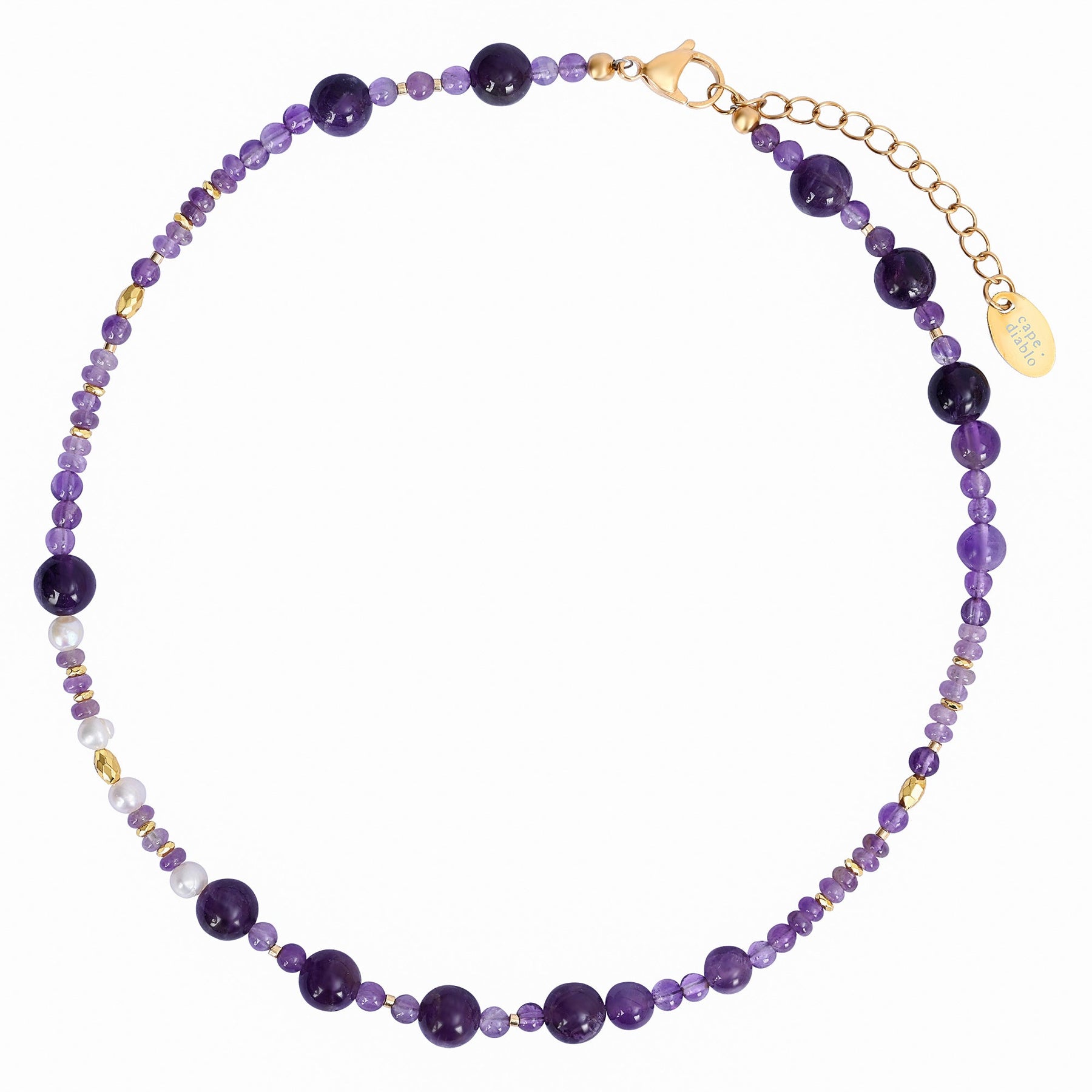 Amethyst & Pearl Harmony Necklace