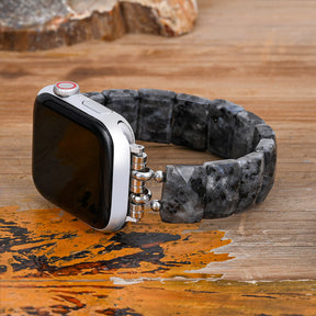 Midnight Balance Stone Stretch Apple Watch Strap