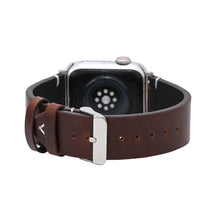 Men’s Blue Leather Apple Watch Strap