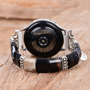Bohemian Noir Samsung Galaxy Stretch Watch Strap