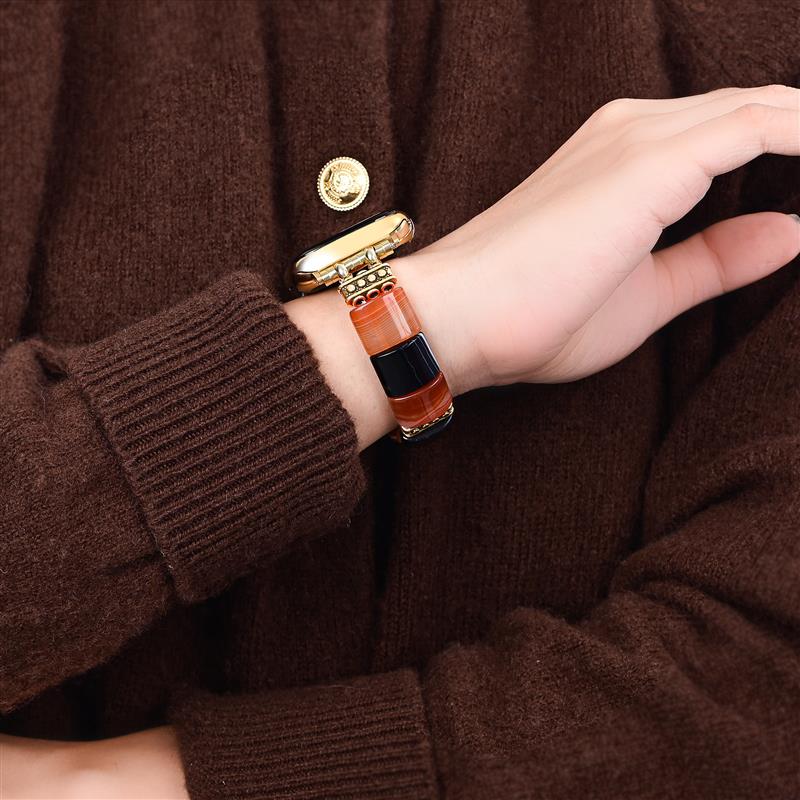 Haunted Stripes Halloween Apple Watch Strap