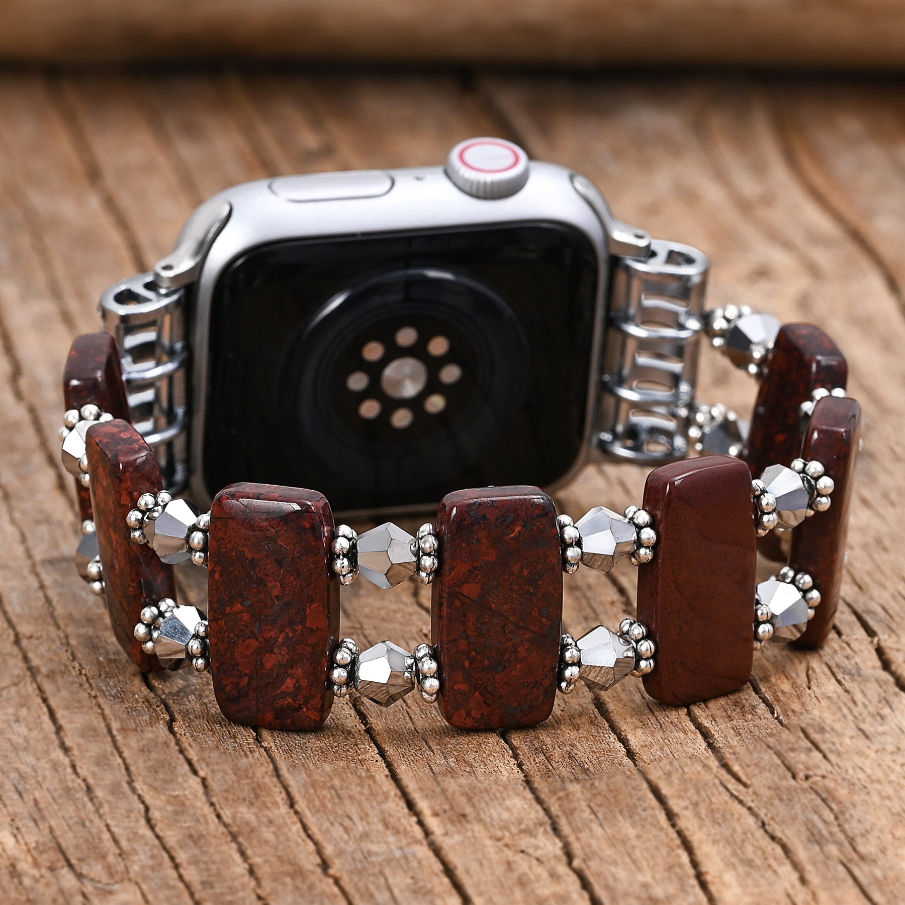 Crimson Earth Stretch Apple Watch Strap