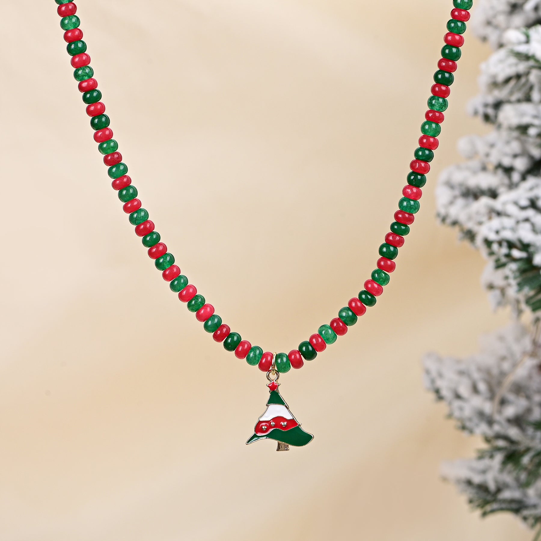 Christmas Tree Glow Necklace