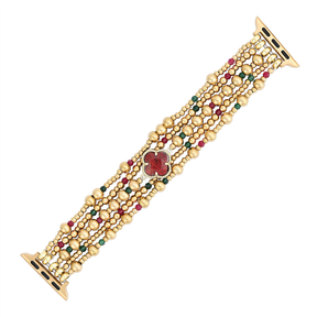 Holiday Lucky Clover Stretch Apple Watch Strap