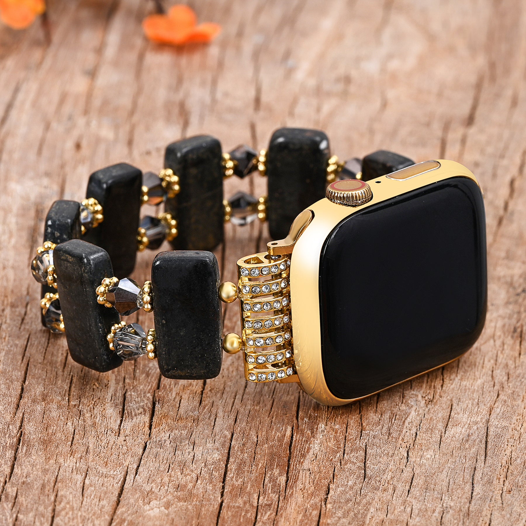 Obsidian Muse Stretch Apple Watch Strap