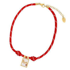 Red Love Charm Necklace