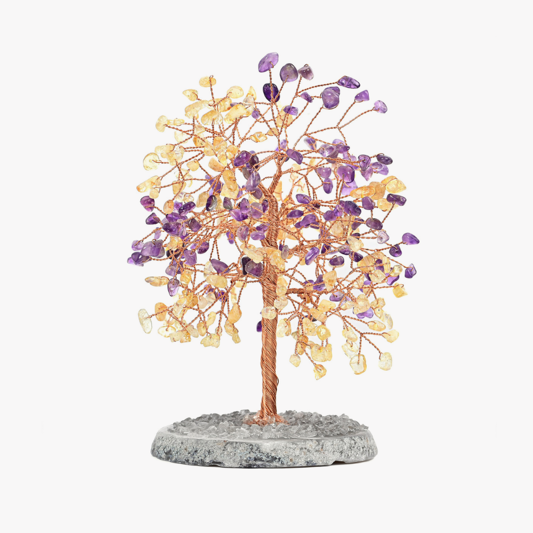 Citrine Amethyst Tree of Life