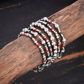 Christmas Silver Magic Bracelet Set