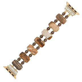 Desert Jasper Stretch Apple Watch Strap