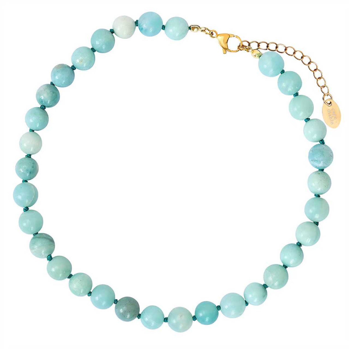 Caribbean Amazonite Choker Necklace