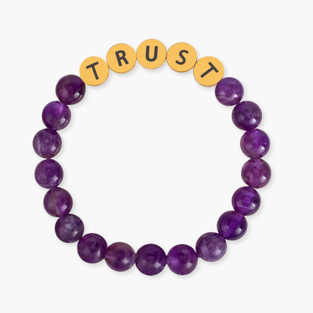 Amethyst Trust Inspiration Bracelet