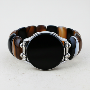 Bohemian Onyx Elegance Stretch Samsung Galaxy Watch Strap