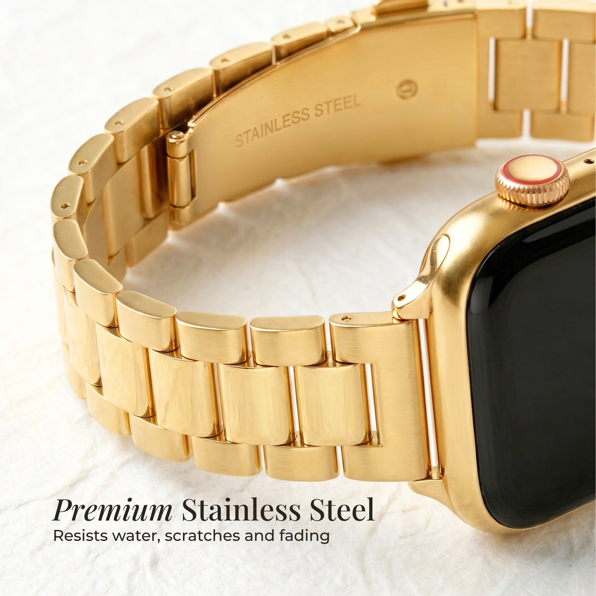 Classic Gold Luxury Apple Watch Strap
