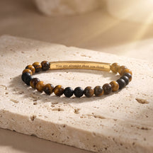 Secret Message Pastel Stone Bracelet