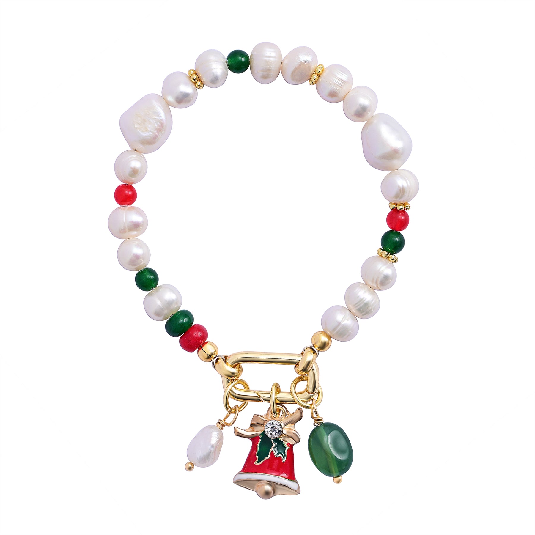 Christmas Spirit Gem Bracelet