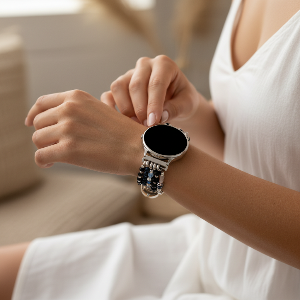 Ethereal Frost Samsung Galaxy Stretch Watch Strap