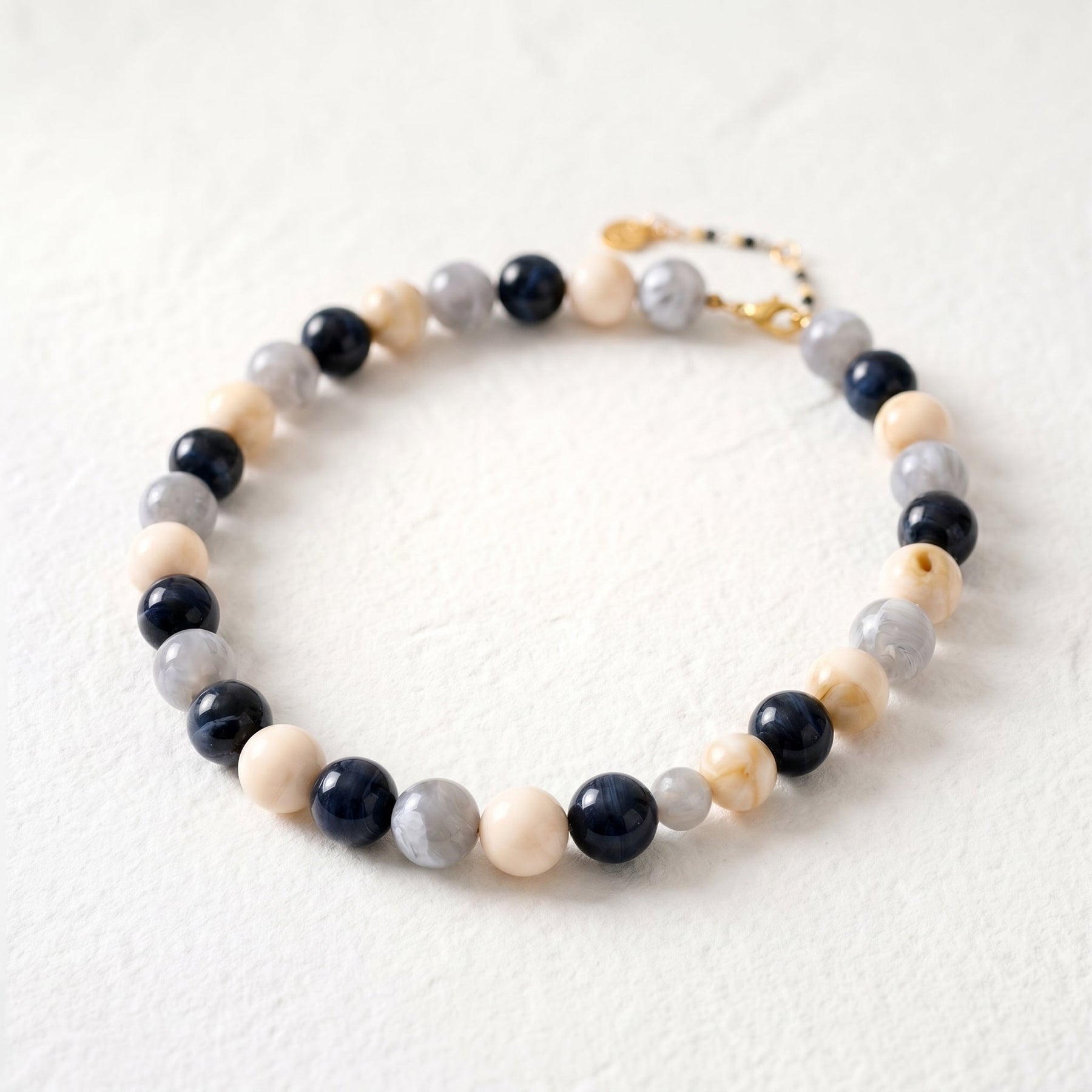 Chunky Teal Beaded Necklace