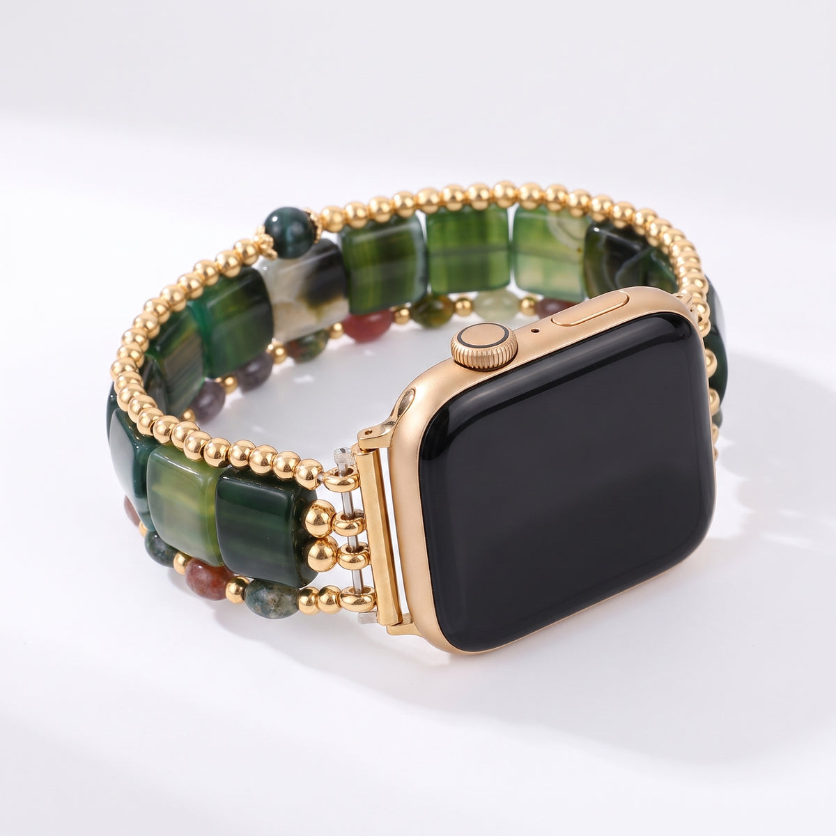 Desert Flame Carnelian Stretch Apple Watch Strap