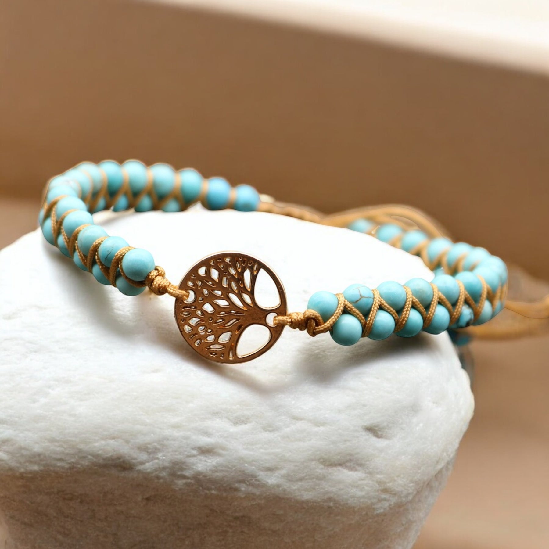 Tree of Life Turquoise Bracelet