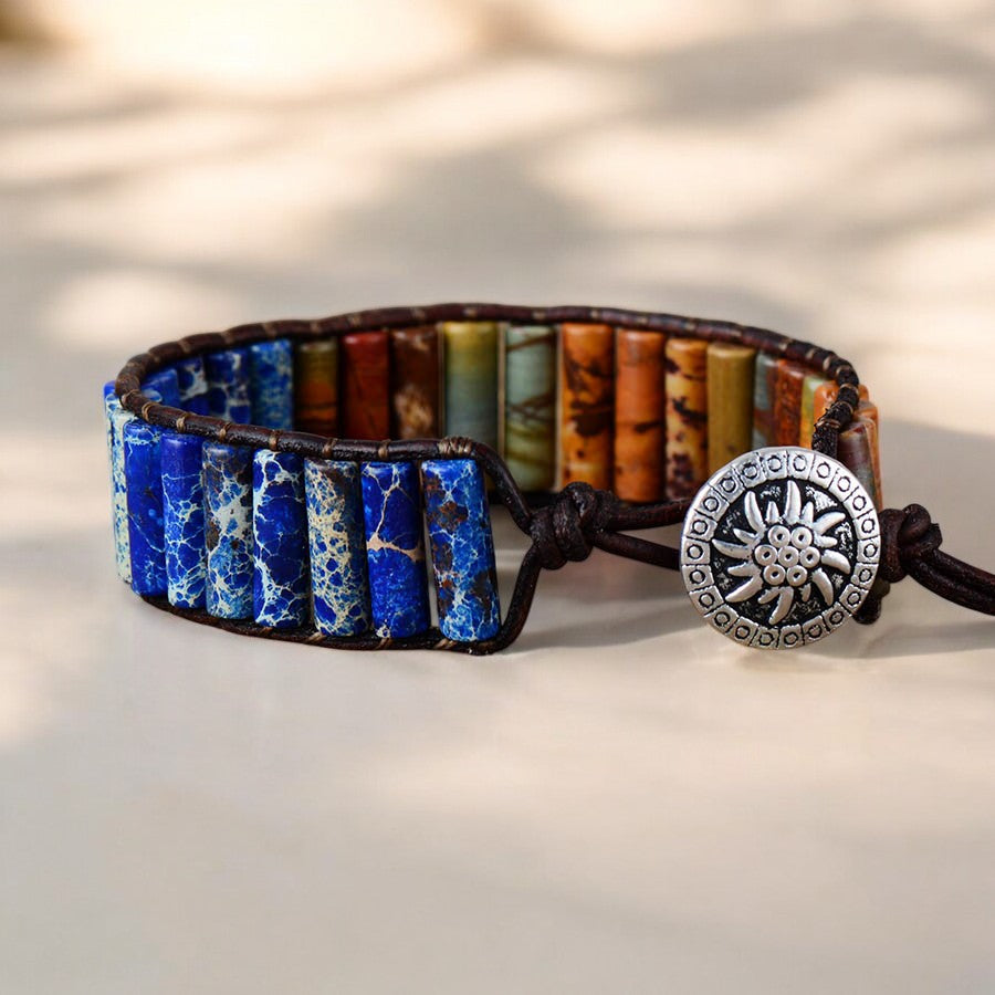 Men's Warrior Jasper Bracelet
