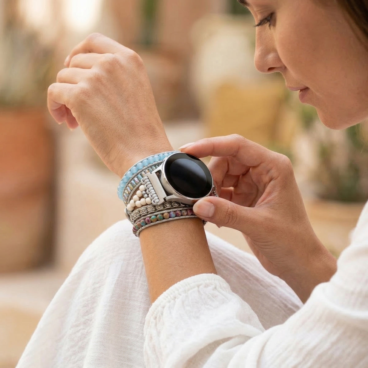 Ocean Jasper Protection Samsung Galaxy Watch Strap