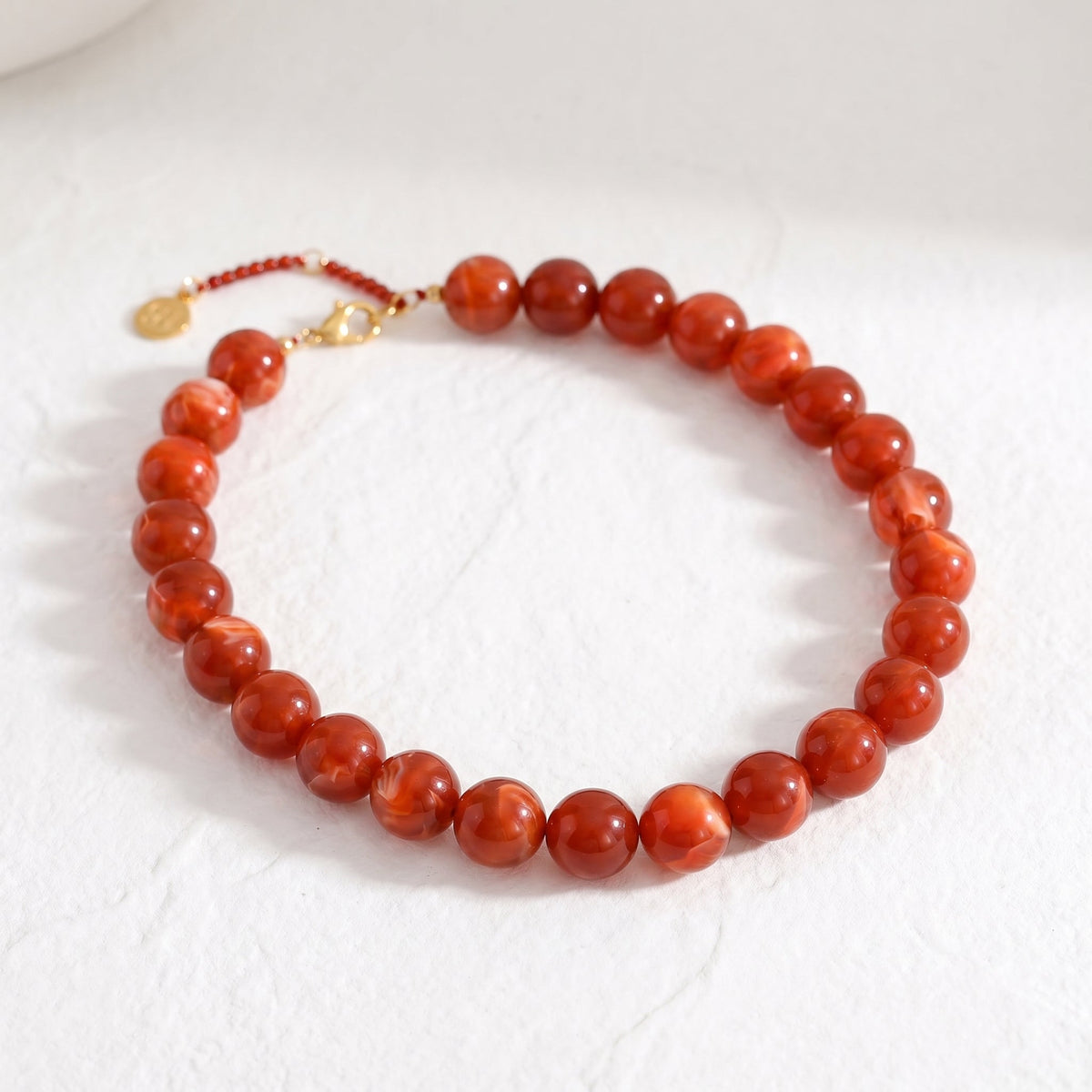 Chunky Rose Beaded Necklace