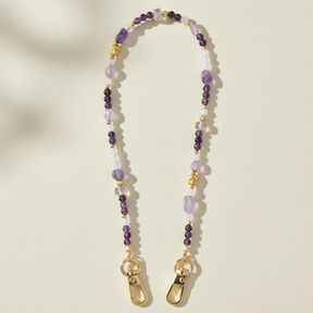 Amethyst Glow Phone Chain