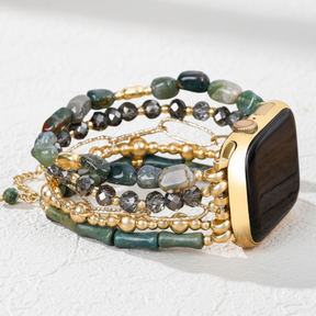 Gold Verdant Stretch Apple Watch Strap