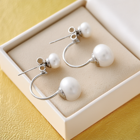 Luminous Moonlight Pearl Earrings